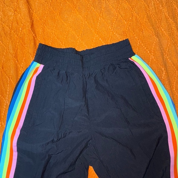 Fabletics Black and Red Track Pants with Elastic Cuffs - Picture 6 of 7